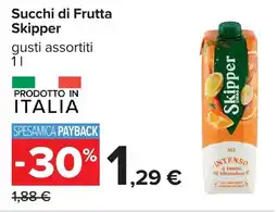 Carrefour Succhi di Frutta Skipper offerta