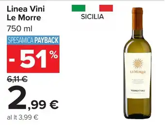 Carrefour Linea Vini Le Morre offerta