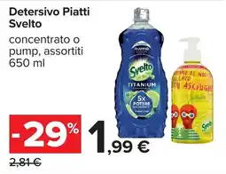 Carrefour Detersivo Piatti Svelto offerta