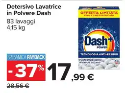 Carrefour Detersivo Lavatrice in Polvere Dash offerta