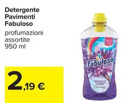 Carrefour Detergente Pavimenti Fabuloso offerta