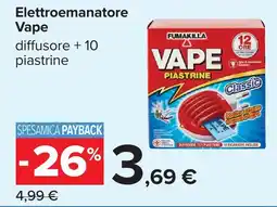 Carrefour Elettroemanatore Vape offerta