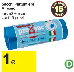Carrefour Sacchi Pattumiera ViroSac offerta