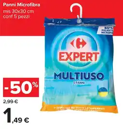 Carrefour Expert Panni Microfibra offerta