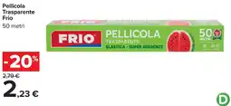 Carrefour Pellicola Trasparente Frio offerta