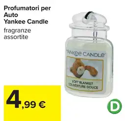 Carrefour Profumatori per Auto Yankee Candle offerta