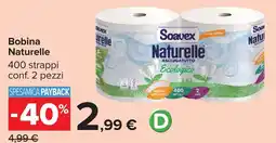 Carrefour Bobina Naturelle offerta