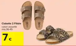 Carrefour Ciabatte 2 Fibbie offerta