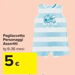 Carrefour Pagliaccetto Personaggi Assortiti offerta