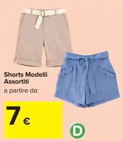 Carrefour Shorts Modelli Assortiti offerta