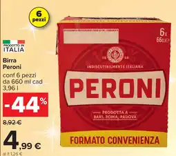 Carrefour Birra Peroni offerta