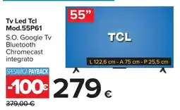 Carrefour Tv Led Tcl offerta