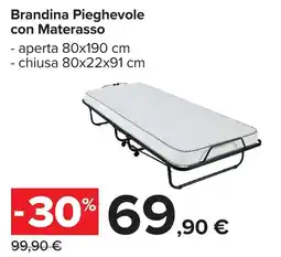 Carrefour Brandina Pieghevole con Materasso offerta