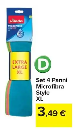 Carrefour vileda Microfibra Colori offerta