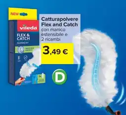 Carrefour Catturapolvere Flex and Catch vileda offerta