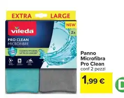 Carrefour Panno Microfibra Pro Clean offerta