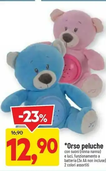 DPiù Orso peluche offerta