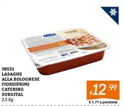 Zona LASAGNE ALLA BOLOGNESE FIORDIPRIMI offerta