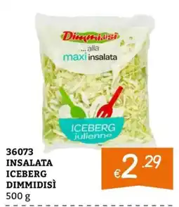 Zona INSALATA ICEBERG DIMMIDISÌ offerta