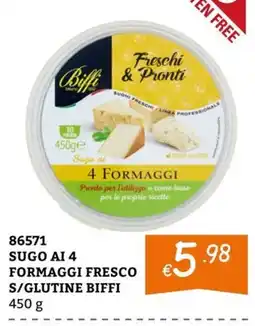 Zona Sugo ai 4 Formaggi Fresco S/Glutine Biffi offerta