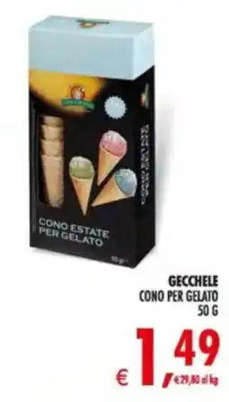 Deco Supermercati Gecchele Cono per Gelato offerta