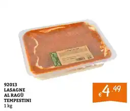 Zona Lasagne al ragù Tempestini offerta