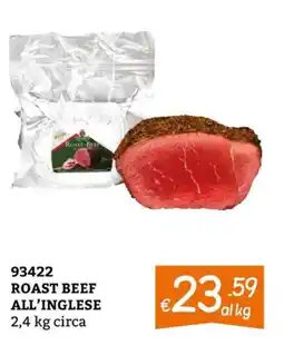 Zona ROAST BEEF ALL'INGLESE offerta