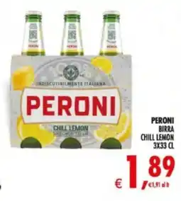 Deco Supermercati PERONI CHILL LEMON offerta