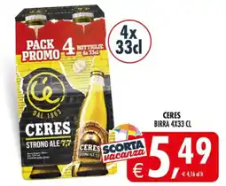 Deco Supermercati CERES STRONG ALE offerta