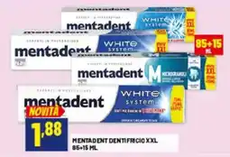 Risparmio Casa mentadent dentifricio white system offerta