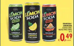 Deco Supermercati Oransoda/ lemonsoda classica-zero/ mojito/twist/spritz offerta