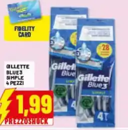 Risparmio Casa Gillette Blue3 Simple offerta