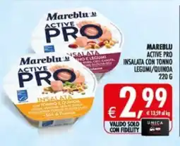 Deco Supermercati Mareblu Active Pro Insalata con Tonno Legumi/Quinoa offerta