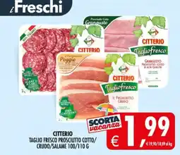 Deco Supermercati CITTERIO TAGLIO FRESCO PROSCIUTTO COTTO/CRUDO/SALAME offerta