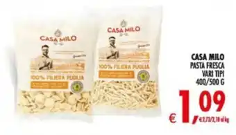 Deco Supermercati CASA MILO PASTA FRESCA offerta