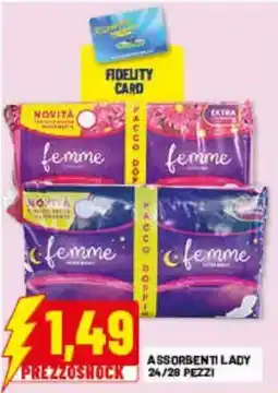 Risparmio Casa femme ASSORBENTI LADY offerta