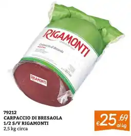 Zona Carpaccio di Bresaola Rigamonti offerta