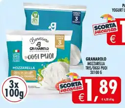 Deco Supermercati Granarolo Mozzarella offerta