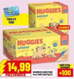 Risparmio Casa HUGGIES unistar offerta