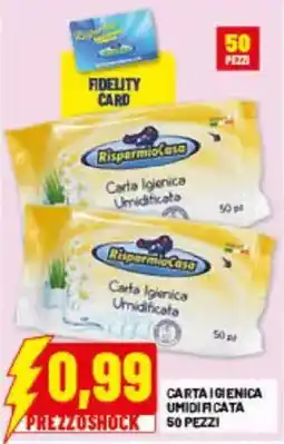 Risparmio Casa RisparmioCasa Carta Igienica Umidificata offerta
