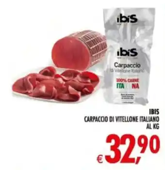 Deco Supermercati IBIS Carpaccio di Vitellone Italiano offerta