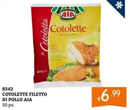Zona Cotolette filetto di pollo AIA offerta