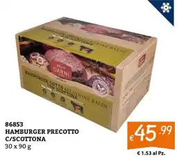 Zona Hamburger precotto C/Scottona offerta