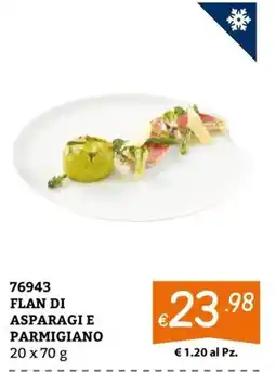 Zona Flan di asparagi e parmigiano offerta