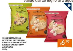 Zona Invioltini di verdure/ravioli pollo piccante/ravioli carne suino asiamama offerta