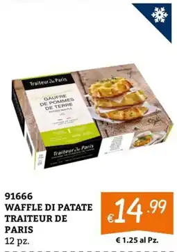 Zona Waffle di patate Traiteur de Paris offerta