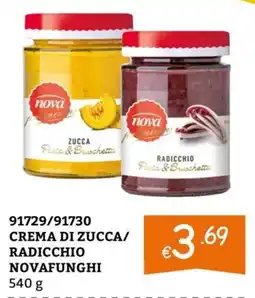 Zona CREMA DI ZUCCA/RADICCHIO NOVAFUNGH offerta