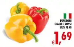 Deco Supermercati PEPERONI GIALLI E ROSSI offerta