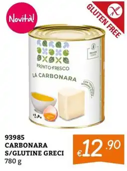 Zona PRONTO-FRESCO LA CARBONARA offerta