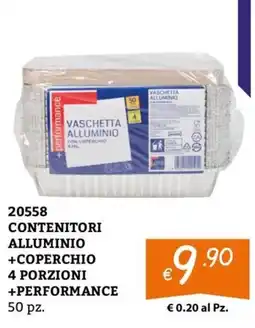 Zona performance VASCHETTA ALLUMINIO offerta